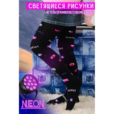 Колготки Селфи детские (Черный)