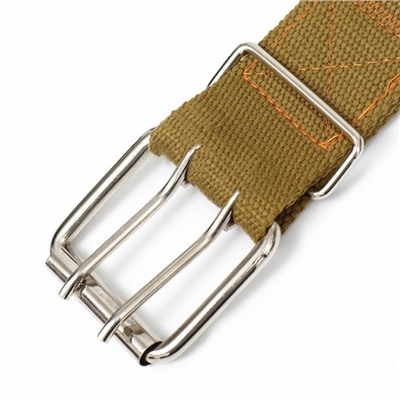 Брезентовый ошейник, 84×4.5 см, двухслойный, цвет песочный