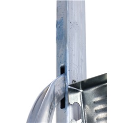 УЦЕНКА Стремянка ТУНДРА, алюминиевая, с органайзером, 7 ступеней, 1460 мм