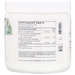 Thorne Research, Cal-Mag Citrate, шипучий порошок, 7,5 унций (214 г)