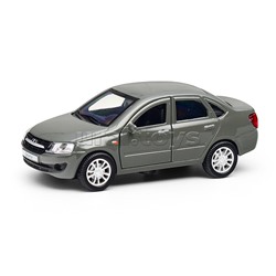Машина металл LADA Granta 11,5 см, (двери, инерц, серый, ) в коробке