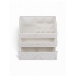 УЦЕНКА Органайзер 3-х уровн 8секц с 2 ящик 25*16,5*20см White line бел к/кор