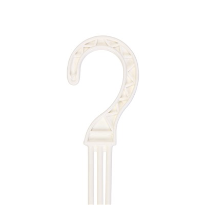 Подвес для кашпо, h=47 см, пластиковый, белый