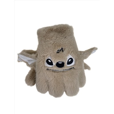 Тёплые подростковые перчатки, цвет бежевый