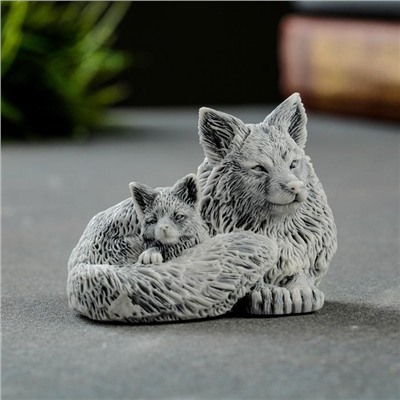 Фигурка «Лисичка с лисенком», 4 см