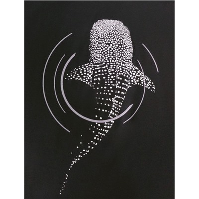 Свободная футболка  с авторским принтом