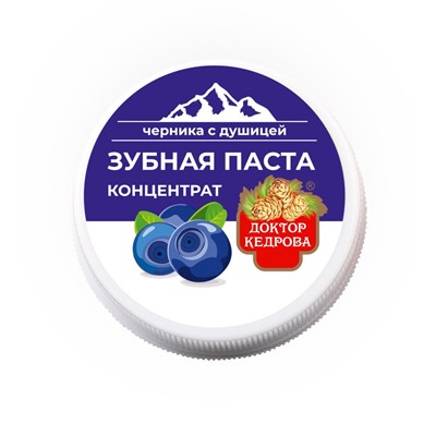 Зубная паста концентрат душица с черникой антибактериальная 35 гр.