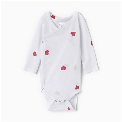 Боди детское MINAKU, рост 74-80 см, молочное