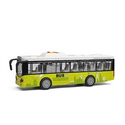 Автобус "Экскурсионный" (свет, звук) в коробке (желтый)