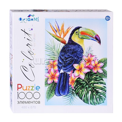 Пазл 1000 "Colorit  Collection. Тукан"