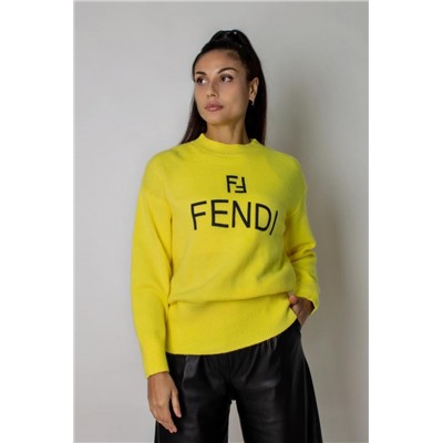 Теплый джемпер F женский арт.1835 (Желтый)