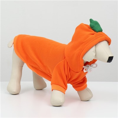 Толстовка «Любимая морковка», размер L, ДС 35, ОГ 50 см, оранжевая