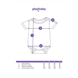 Боди, 2 шт. PLAYTODAY, 1122332