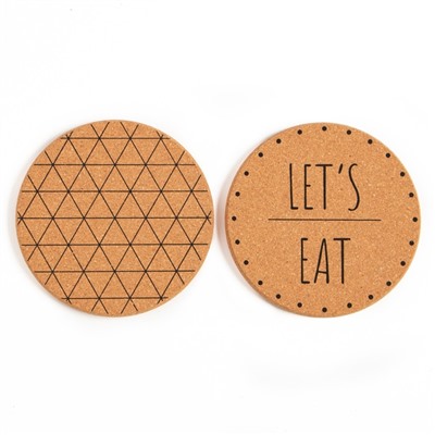 Кухонный набор «Этель» Happy moment: полотенце, подставки, деревянная ложка, деревянная лопатка