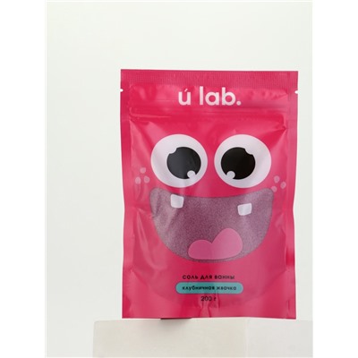 Соль для ванны «Монстрики», 200 г, аромат клубничная жвачка, ULAB