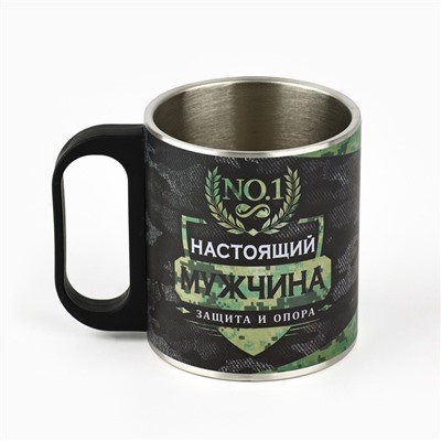 Кружка туристическая «Настоящий мужчина», 170 мл