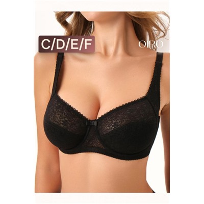 Бюстгальтер кружевной OIRO Agata 2821 (Черный)