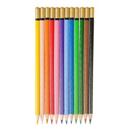 Карандаши 12 цветов Koh-I-Noor 2112, рифлёная поверхность, картонная упаковка, европодвес