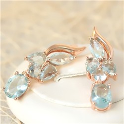 Серьги позолота H01-15117