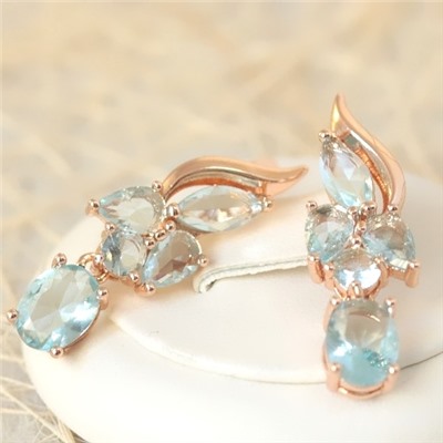 Серьги позолота H01-15117