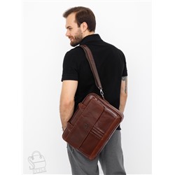 Портфель мужской кожаный 0883Z coffee Zinimsk