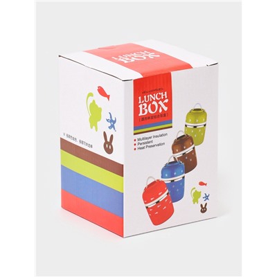 Ланч бокс TAKE IT EASY «Кот», 780 мл, сохраняет тепло 4 ч, нержавеющая сталь