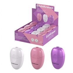 Точилка пластиковая с контейнером Eva, Candy ассорти 60035 ErichKrause