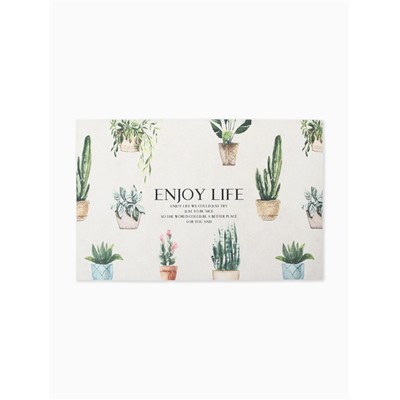 Набор ковриков для кухни Этель Enjoy, 2 шт., 38×58 см, 38×118 см