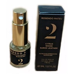 ROSENDO MATEU №2 CITRUS, WOOD, SUEDE LEATHER edp 5ml mini