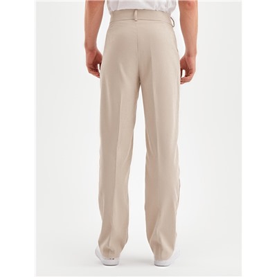 Брюки мужские MINAKU, серо-бежевые, размер 46