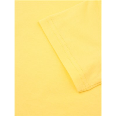 Футболка детская KAFTAN: Oversize, однотонная, жёлтая, рост 92-98 см