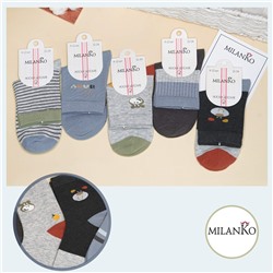Детские хлопковые носки  (Узор 3) MilanKo D-222
