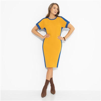 Платье в стиле сolor block, Сияй ярче