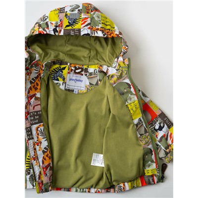 Куртка детская текстильная с полиуретановым покрытием для мальчиков (ветровка)