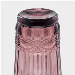 Набор стаканов Magistro «Ла-Манш», 350 мл, 8×12.5 см, 6 шт., стекло, розовый