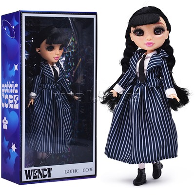 Модная кукла коллекция Glam Core, Венди Gothic Core, школьная форма, 27см