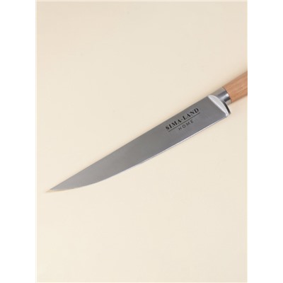 Нож кухонный разделочный SL Home «Калабрия», нержавеющая сталь, 20.5 см, бежевый