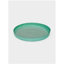 Десертная тарелка Доляна «Дельмар», d=17 см, стекло, бирюзовая