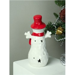 Фигурка Снеговик с подсветкой новогодний 16 см / FP23594 /уп 48/LED