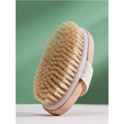 Щётка массажная для тела Доляна, натуральная щетина