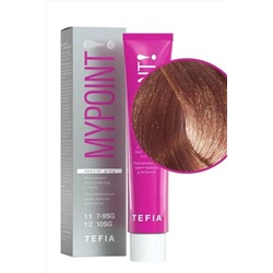 TEFIA Mypoint Special Grey 9.80 Перманентная крем-краска для седых волос / Очень светлый блондин коричневый, 60 мл KRISTALLER, 1108670