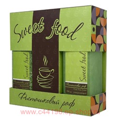 Festiva Подарочный набор Sweet Food Фисташковый раф Жемчужина для ванны 220г+ Гель для душа 250 мл