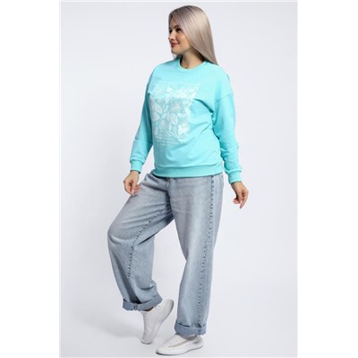 Толстовка 80047 (Ментол)