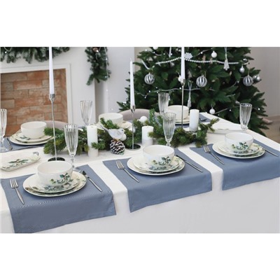 Блюдо сервировочное Доляна «Дракоша», 23×14×3 см, цвет белый