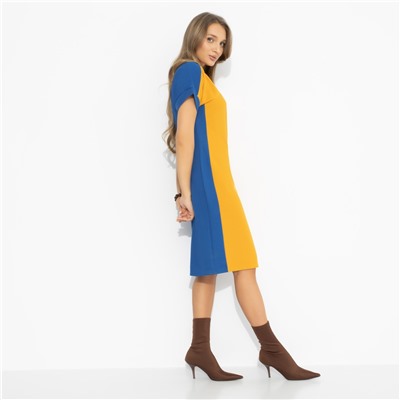 Платье в стиле сolor block, Сияй ярче