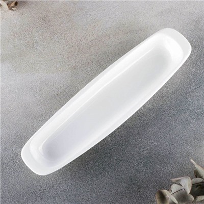 Блюдо Wilmax, 28×7.5 см, фарфор, белое