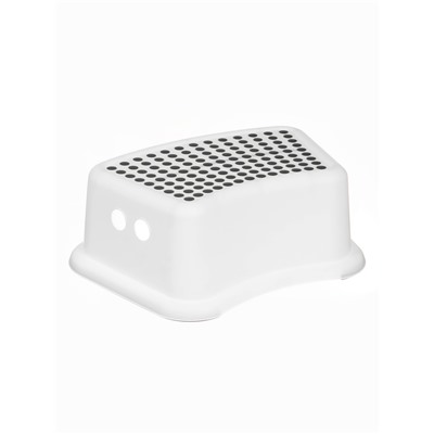 Табурет-подставка детская, для ног, антискользящая., белая, серая