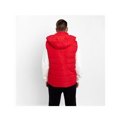 Жилет утепленный мужской, цвет красный, размер 50