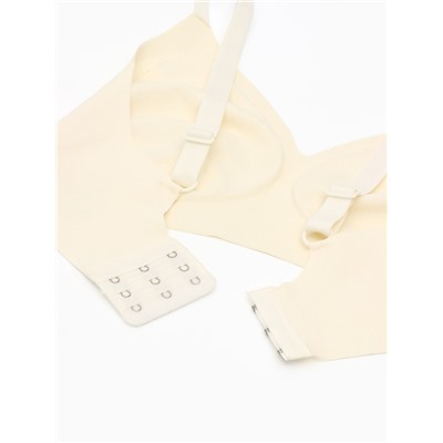 Бюстгалтер женский бесшовный MINAKU, размер 42 (60 см), цвет молочный