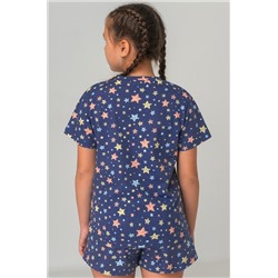 Хлопковая пижама для девочки с шортами Happyfox